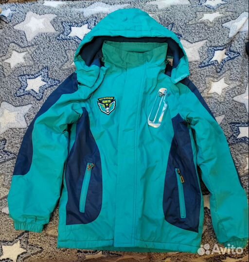 Ветровка демсезонная на флисе 152/158