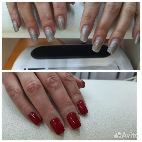 Маникюр с покрытием гель лак