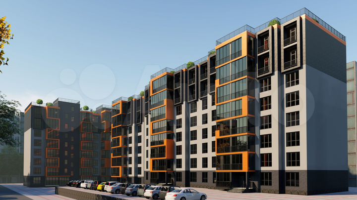 1-к. квартира, 62,7 м², 6/8 эт.