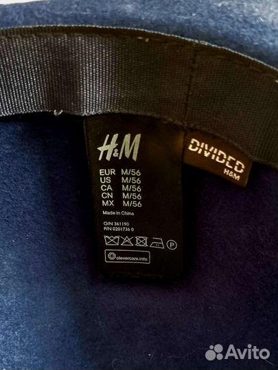 Шляпа котелок h&m