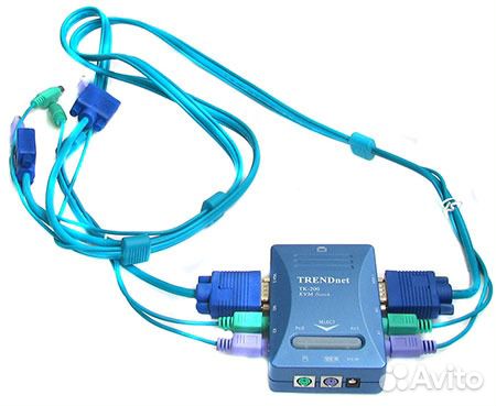 Переключатель Автомат. Trendnet 2 x 1 