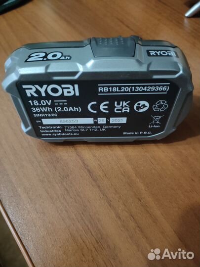 Аккумулятор Ryobi