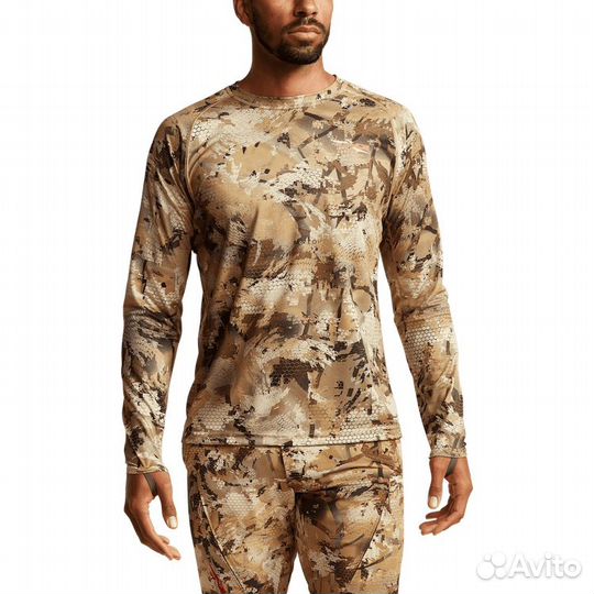 Термокофта sitka Lt Wt Crew LS цвет Optifade Marsh