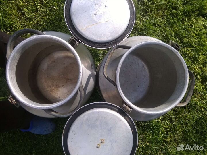 Фляга алюминиевая бу 35л. и 40 л