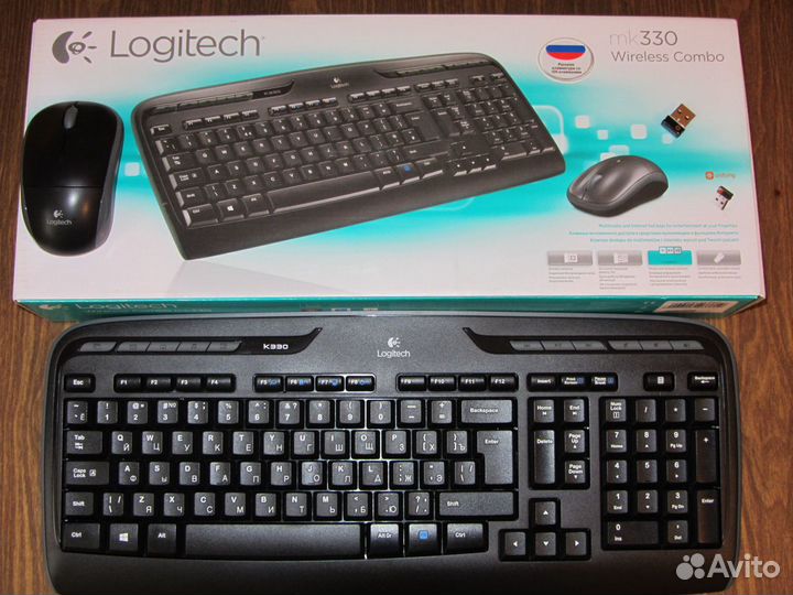 Комплект (клавиатура+мышь). Logitech MK-330