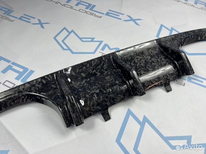 Диффузор bmw f80 f82 f83 сухой кованый карбон