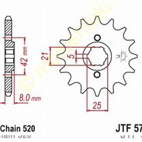 Звезда JT ведущая JTF575 - 15