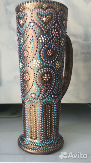 Коллекционные бутылки с ручной росписью