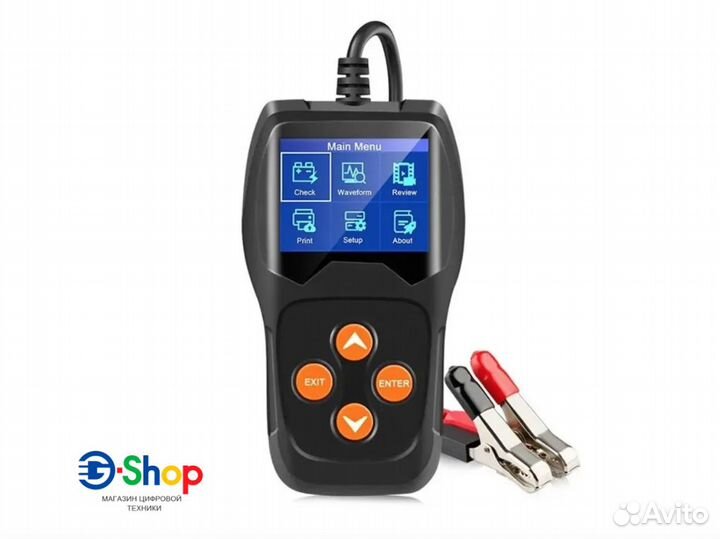 Тестер автомобильных акб Konnwei KW600 12В