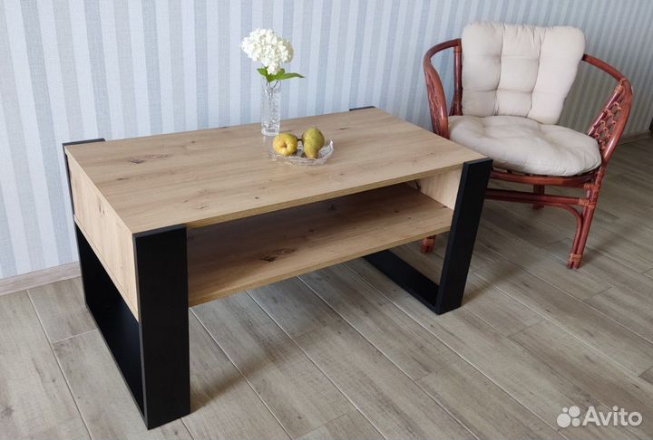 Столик, стиль лофт