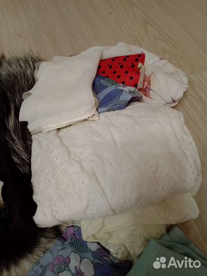 Лоскутки,кружево (остатки),мех