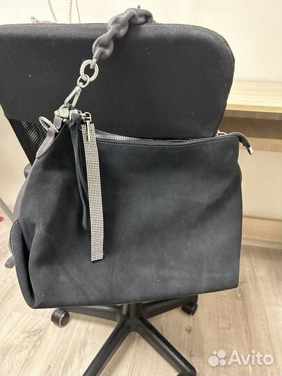 Сумка натуральная замша