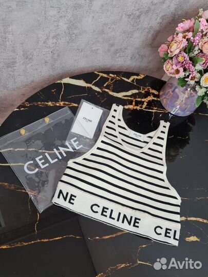 Топ celine в полоску