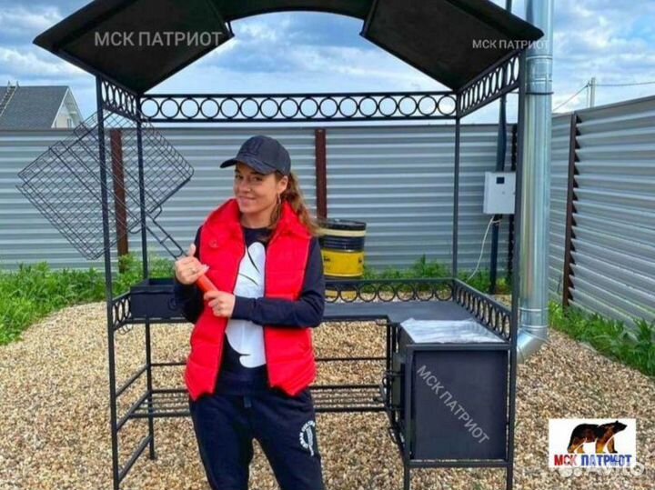 Беседка с мангалом