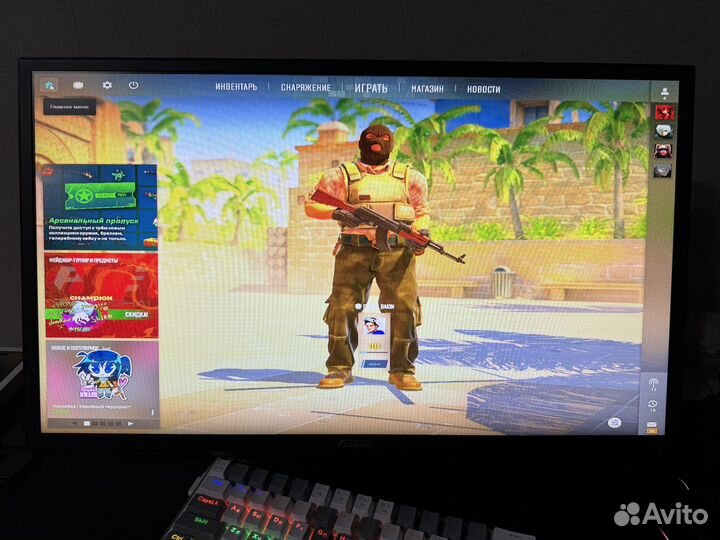 Игровой монитор asus 165гц