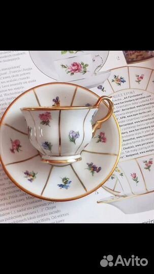 Антикварные чайный тройки, двойки