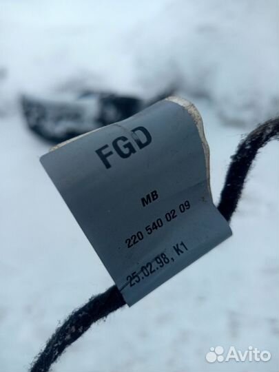 Проводка 2205400209 Mercedes S (W220) 1998-2005