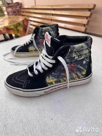 Кеды vans iron maiden