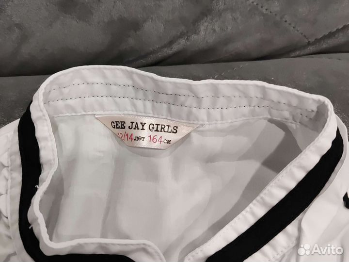 Блузка белая для девочек