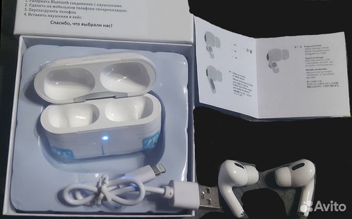 Наушники Новые AirPods Pro2 Replica Bluetooth 5.0