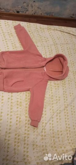 Спортивный костюм для девочки на флисе 92