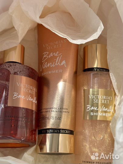 Victoria secret лосьон и мист bare vanilla