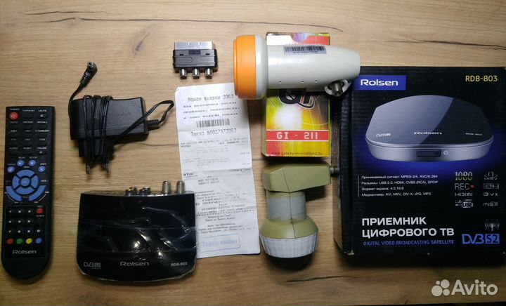 Приставка для спутникового тв Rolsen RDB-803