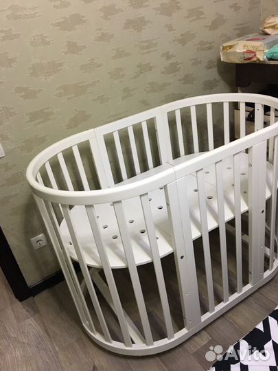 Кровать круглая Ellipse Дуб