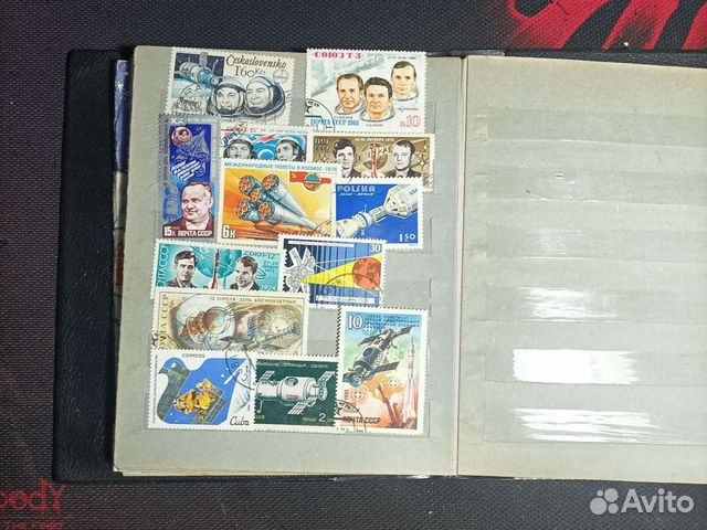 Альбом с коллекционными марками СССР по космосу объявление продам