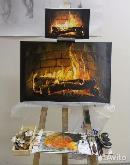 Продаю картину, холст на подрамнике, масло, 40x60