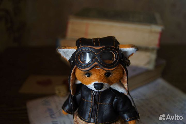 Тедди лис ручной работы