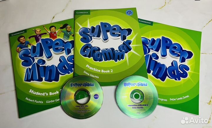 Super minds 2 + super grammar новый комплект