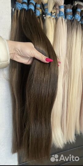 Волосы для наращивания 70 см русые