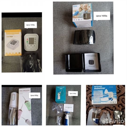 Ингалятор, тонометр, ирригатор новый