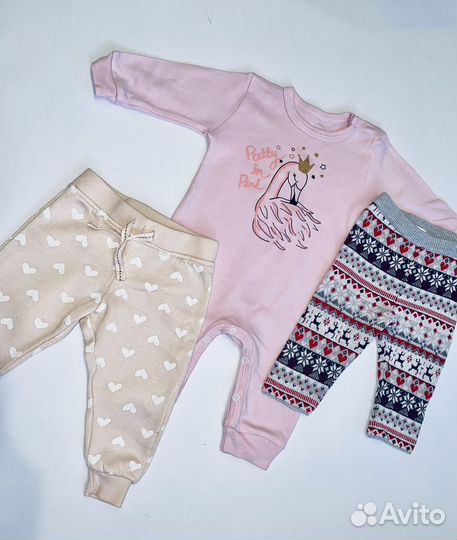 Рост 62-68-74 Одежда для девочки пакетом