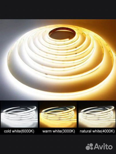 Лента светодиодная COB 12v