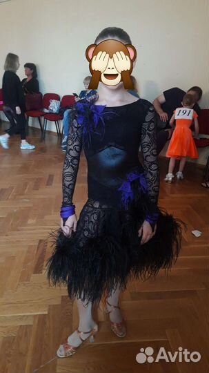 Платье для бальных танцев Латина ю1