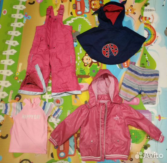 Вещи пакетом для девочки 9-12 месяцев