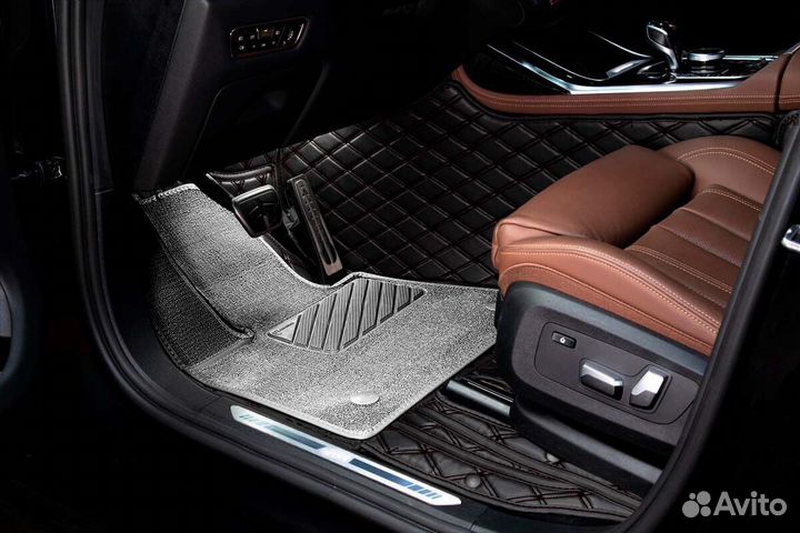 3D Коврики Mercedes G-класс из Экокожи