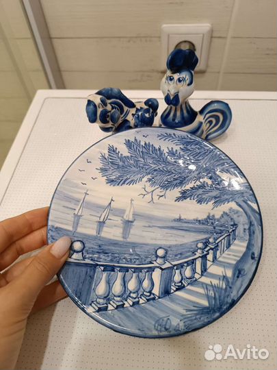 Настенная тарелка декоративная