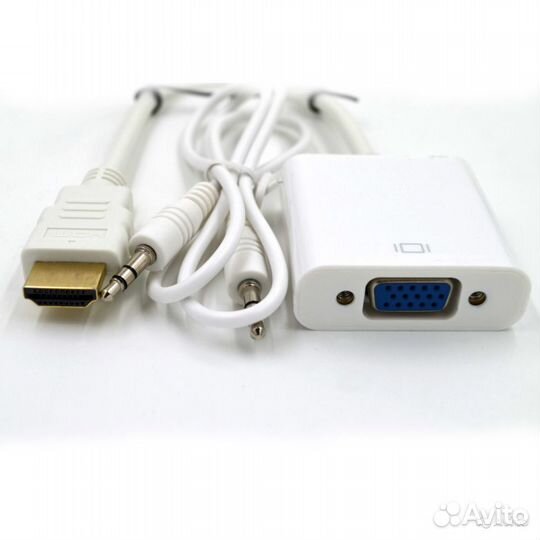 Hdmi на VGA + аудио Конвертер переходник адаптер