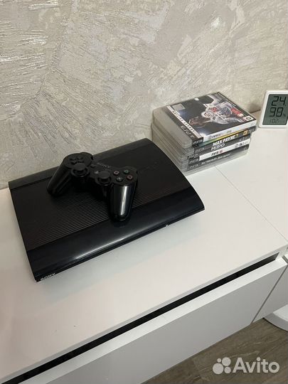 Sony playstation 3 super slim с дисками