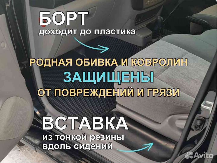 Автомобильные коврики toyota camry 70 eva эва ева