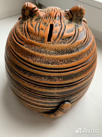 Копилка Жирный рыжий кот