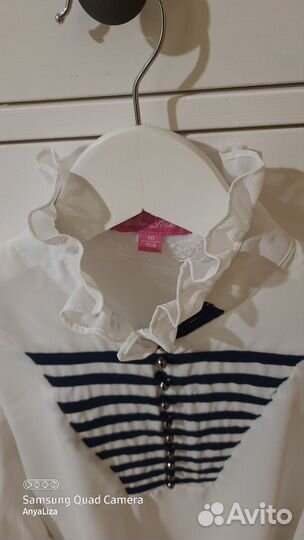 Блузка белая школьная 152 Bear Richi