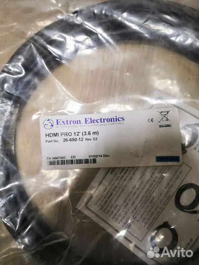 Брендовый кабель hdmi 4K extron, kramer,VGA