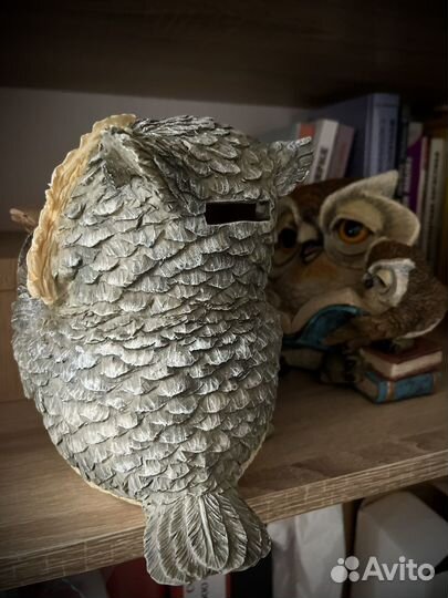 Статуэтка сова копилка из полистоуна