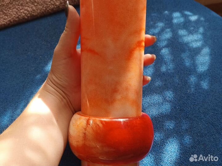 Ваза из цветного стекла СССР