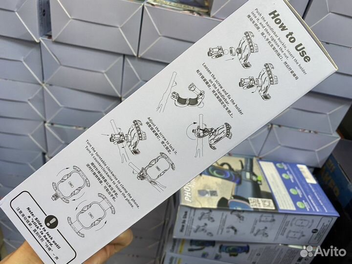 Держатель для телефона на руль