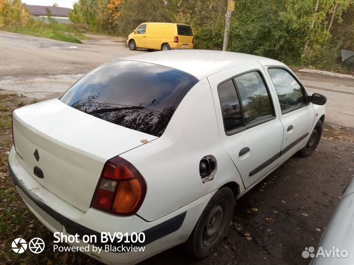 Renault Symbol 1.4 МТ, 2002, битый, 350 000 км
